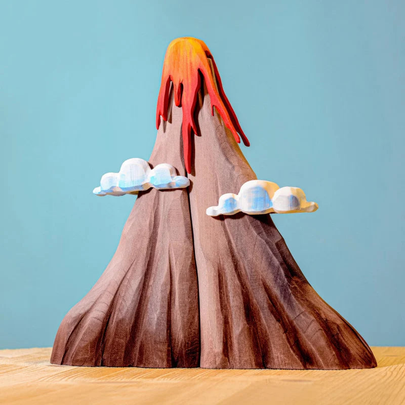 vulkaan lava wolken