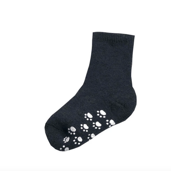 wollen sokken, joha, denim, blauw, antislip sokken
